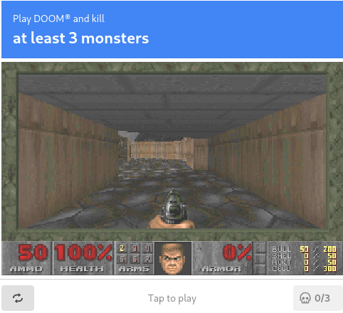 Doom CAPTCHA